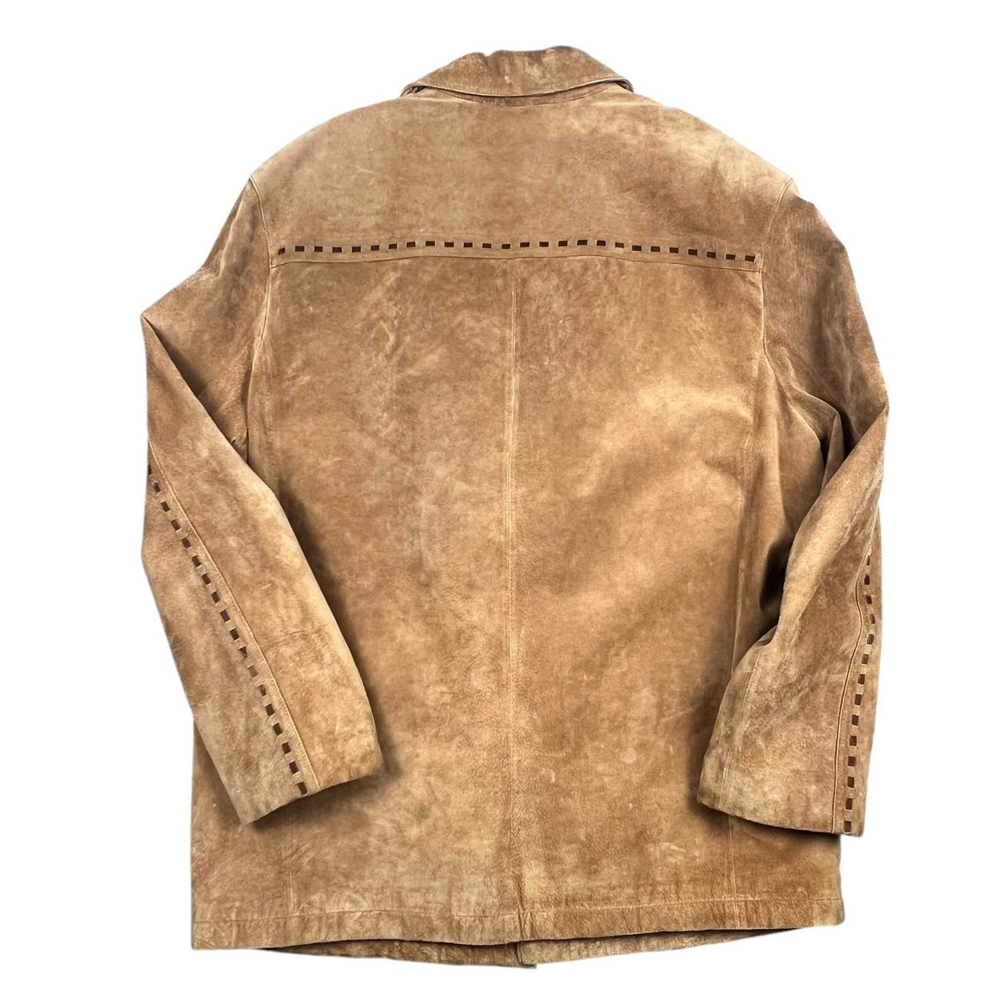 Madison Creek Suede Leather Coat Size Xl