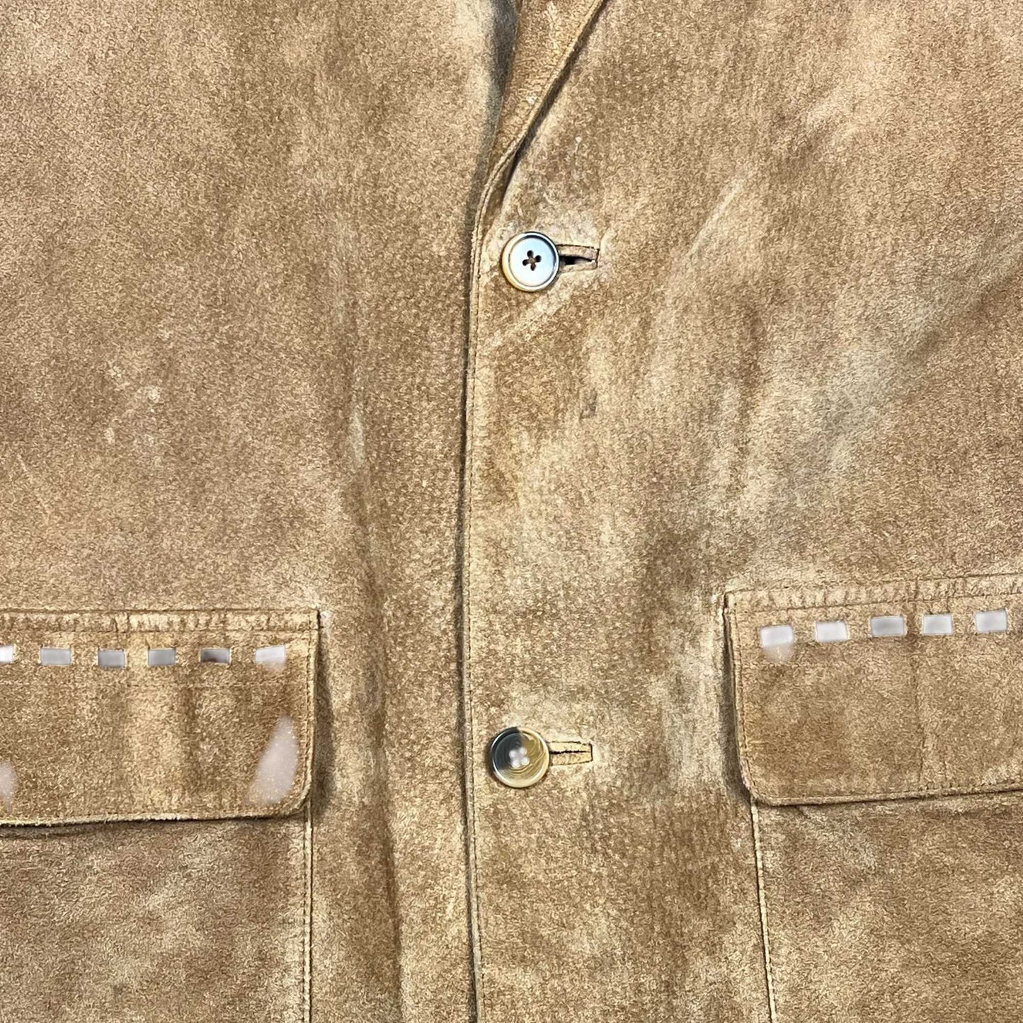 Madison Creek Suede Leather Coat Size Xl