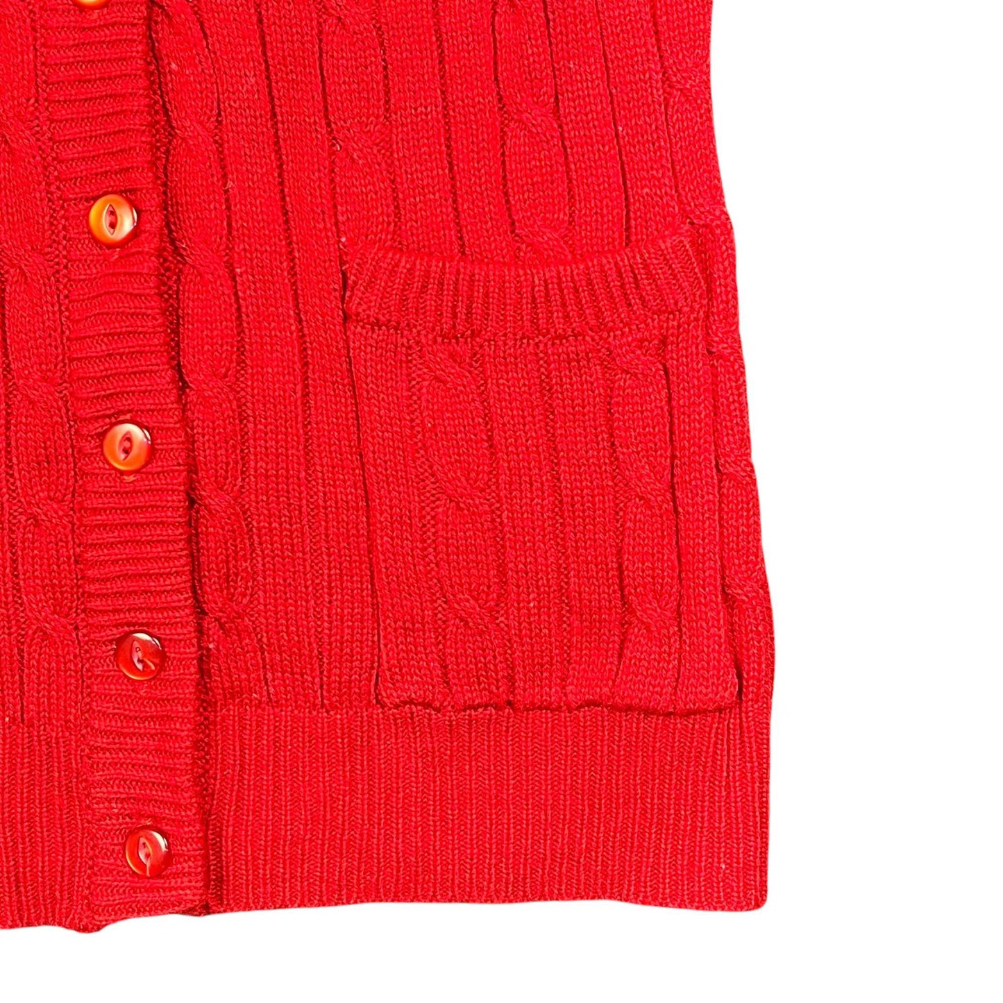 Northern Isles Sleeveless Button Front Cardigan
