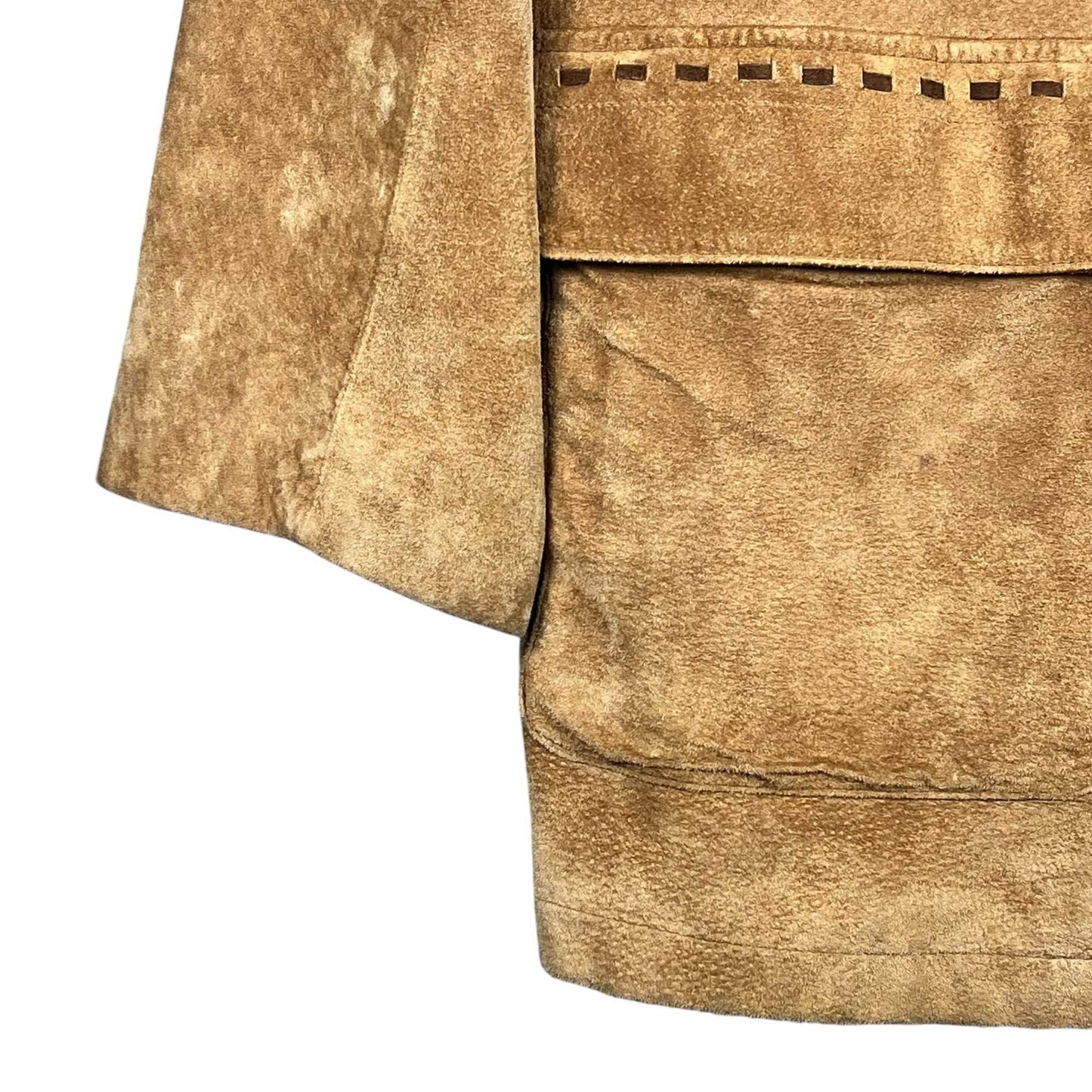 Madison Creek Suede Leather Coat Size Xl