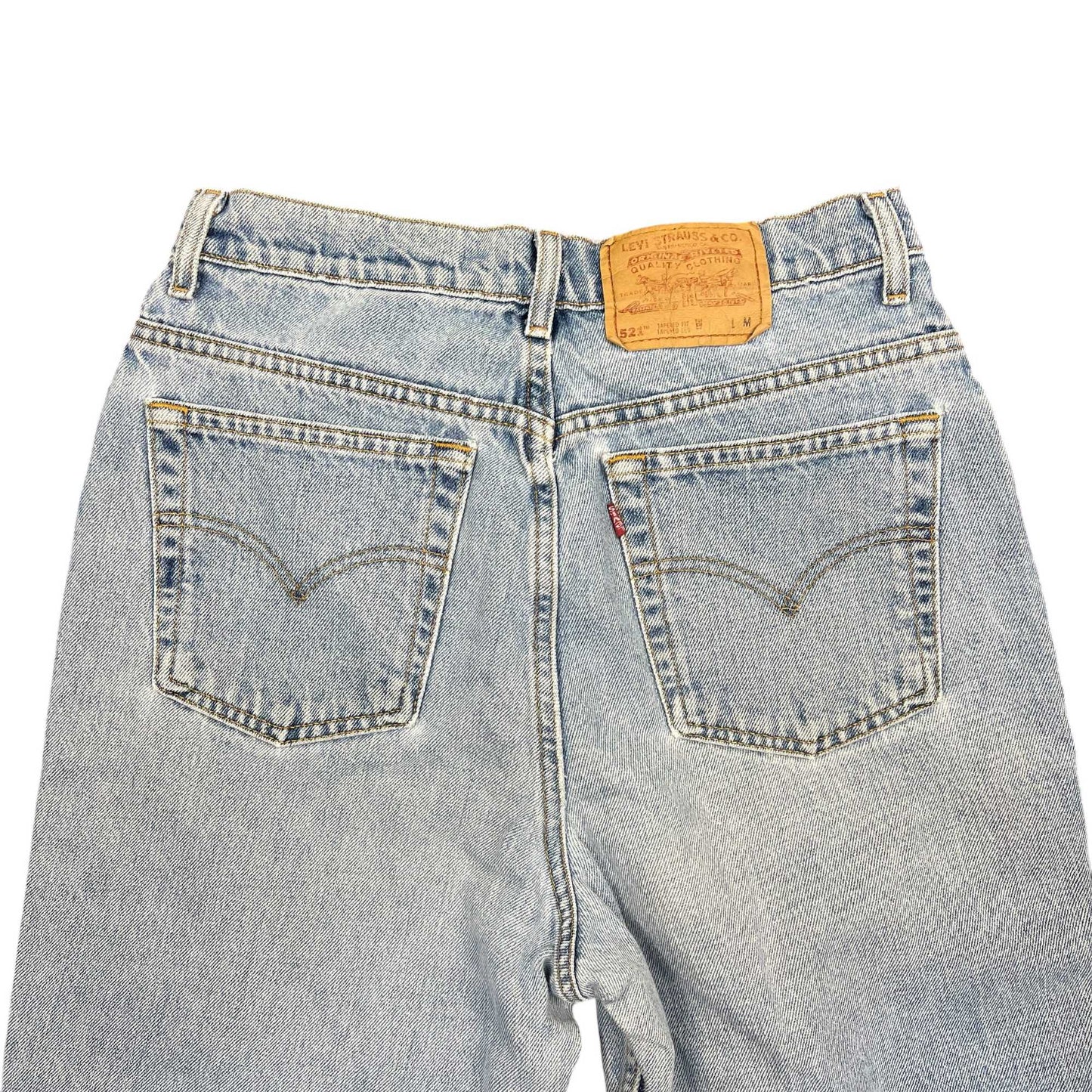 Levi's 521 90s Tapered Fit Denim Jeans Size 12