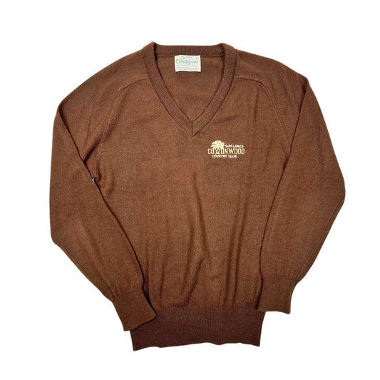 Cottonwood Country Club V-Neck Sweater Size M