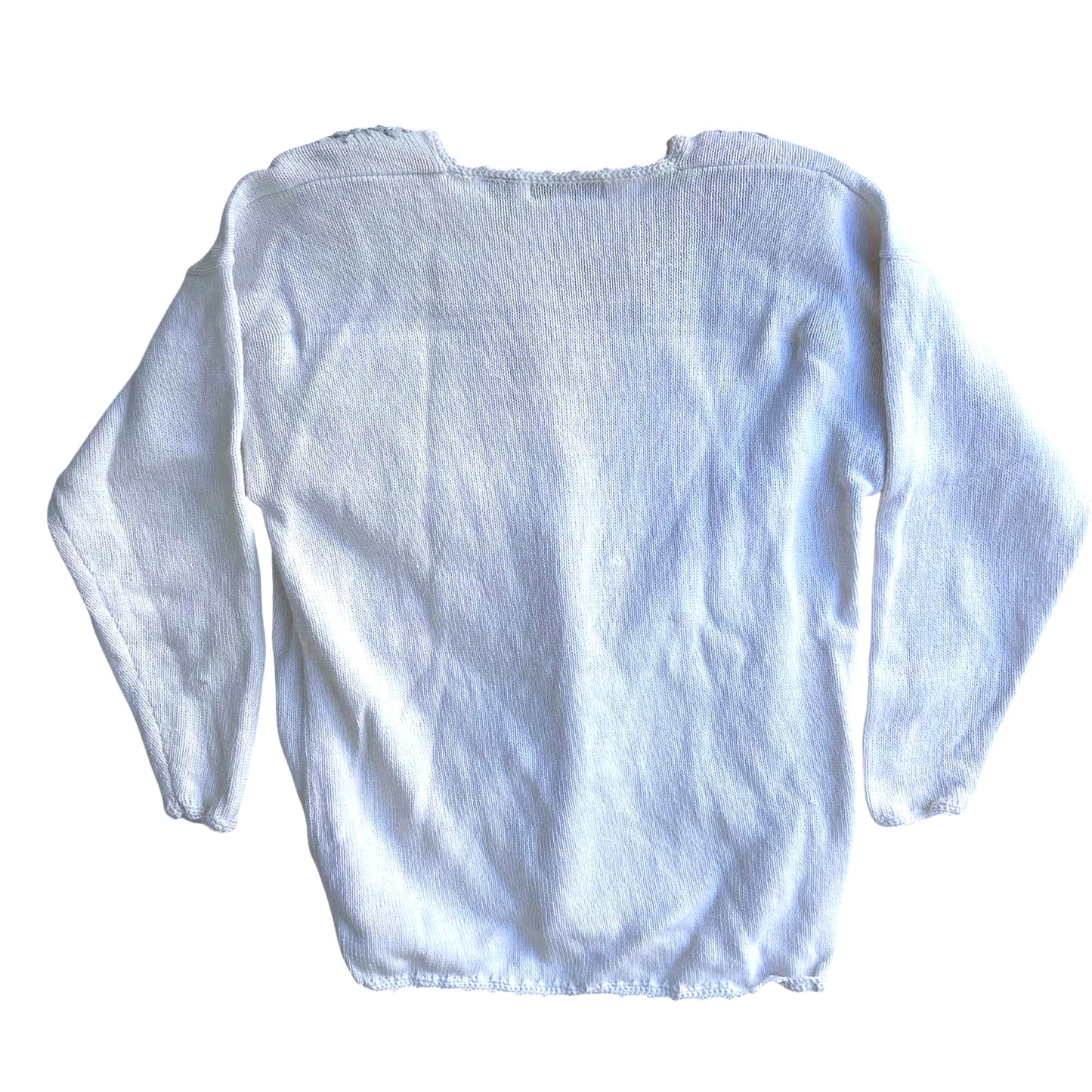 Embroidered Vintage Sweater by Carolyn Taylor