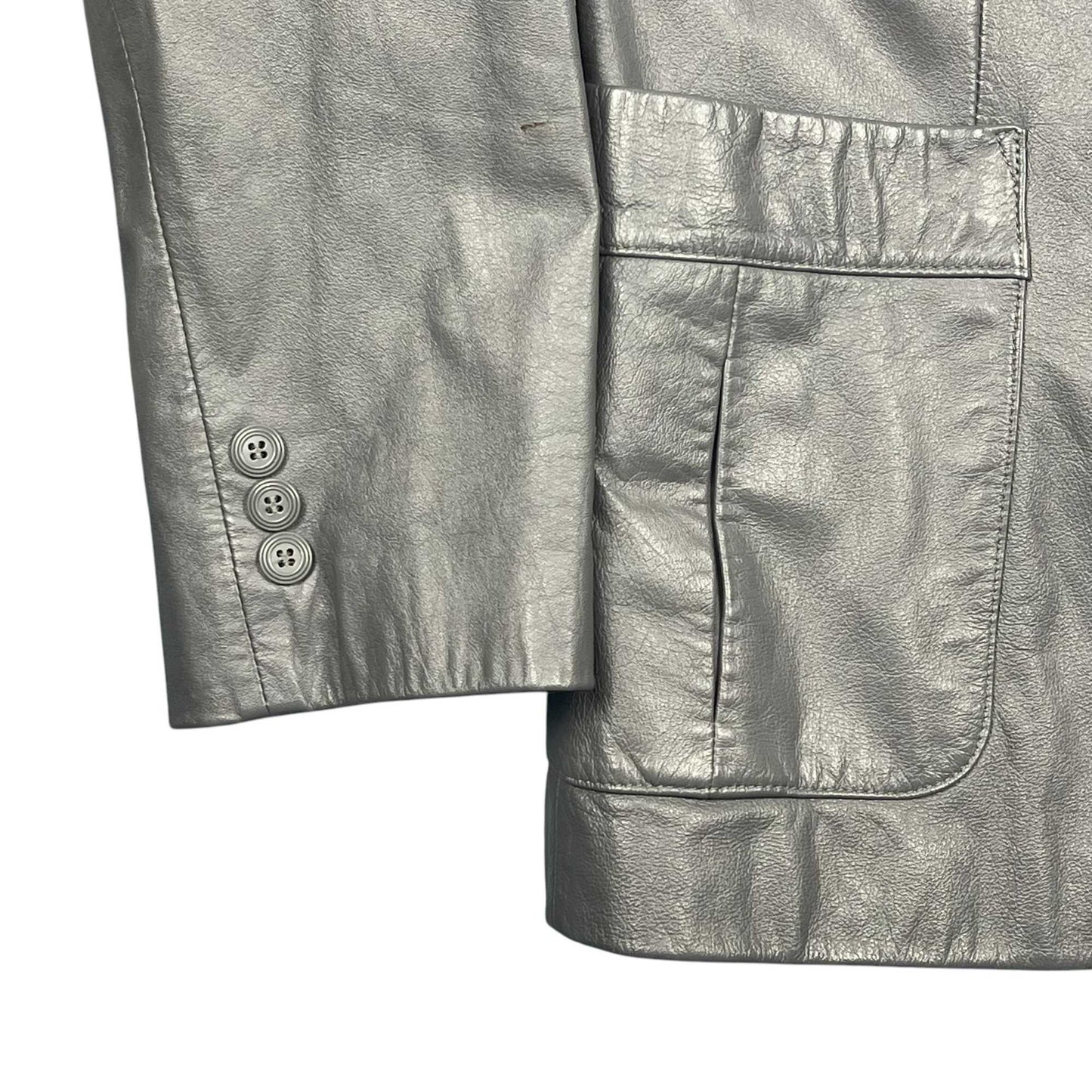 Berman's Leather Sport Coat Size 44