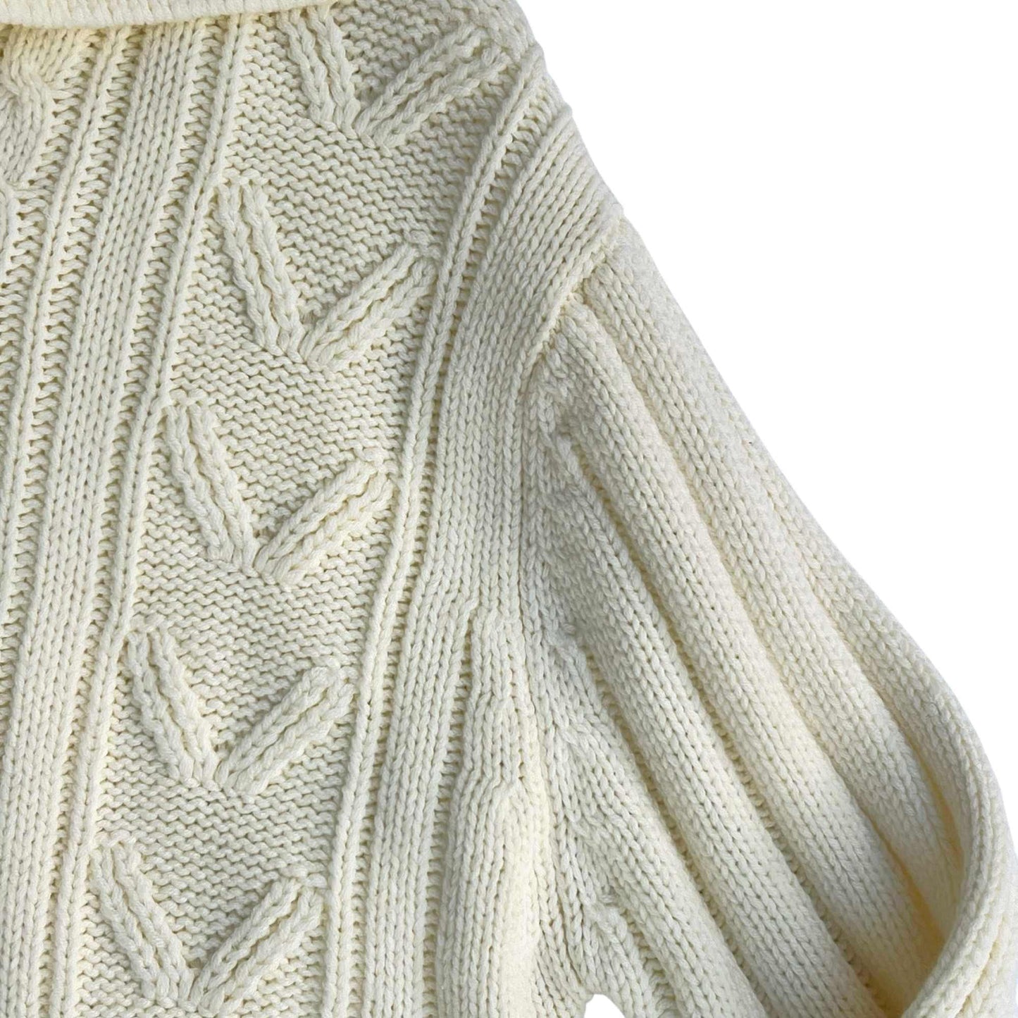 Sears Men's Sportswear 3-Button Chunky Sweater Size XL