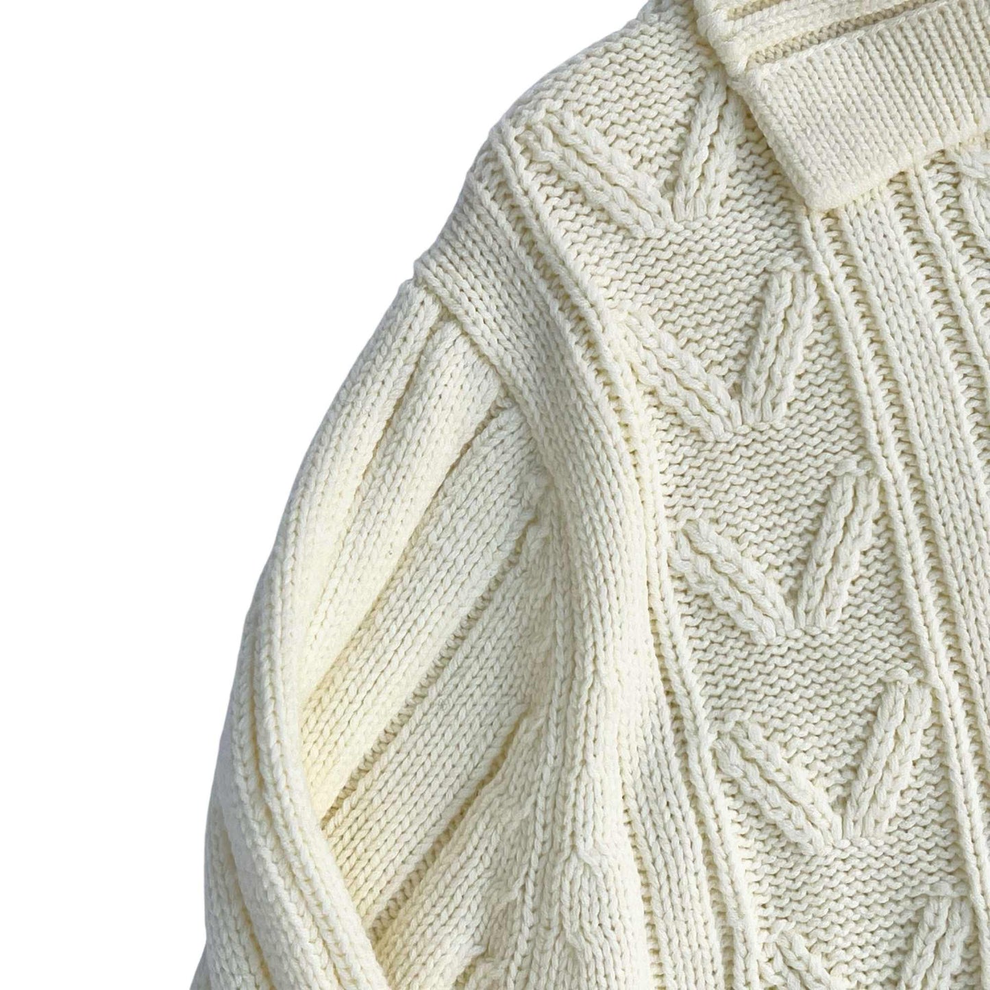 Sears Men's Sportswear 3-Button Chunky Sweater Size XL