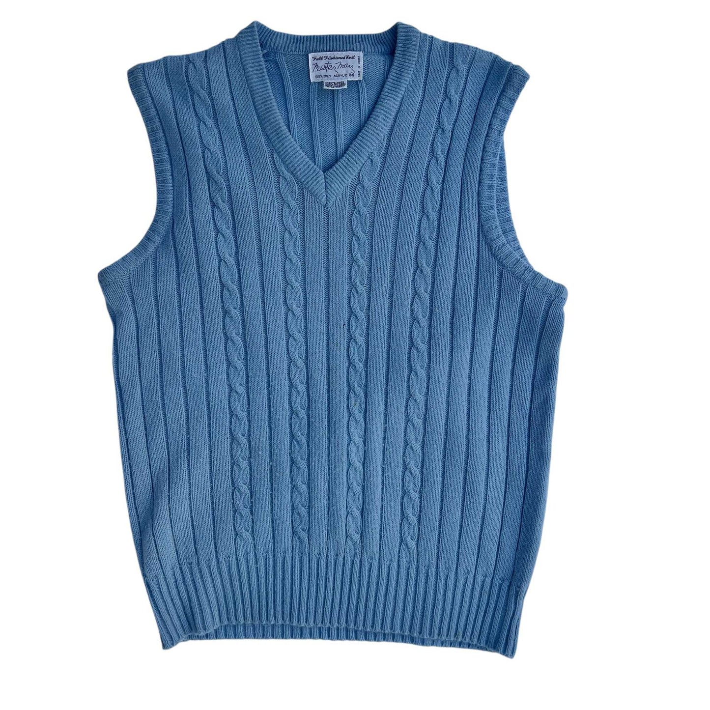 Mister Man Acrylic Sweater Vest Size M