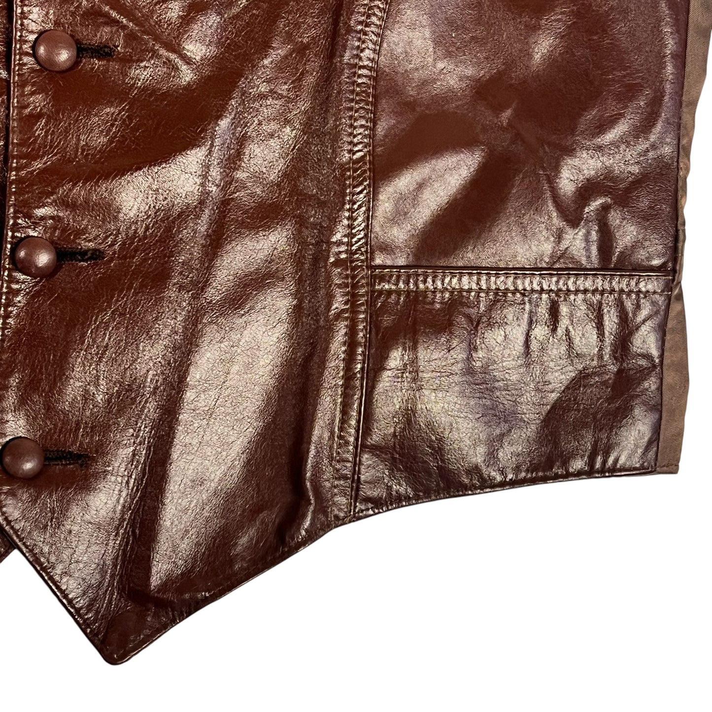Western Style Leather Vest