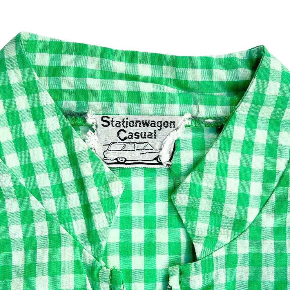 Station Wagon Casual Gingham Dress