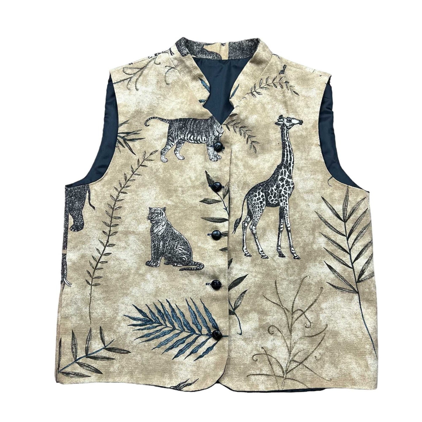 Whimsical Print Vest