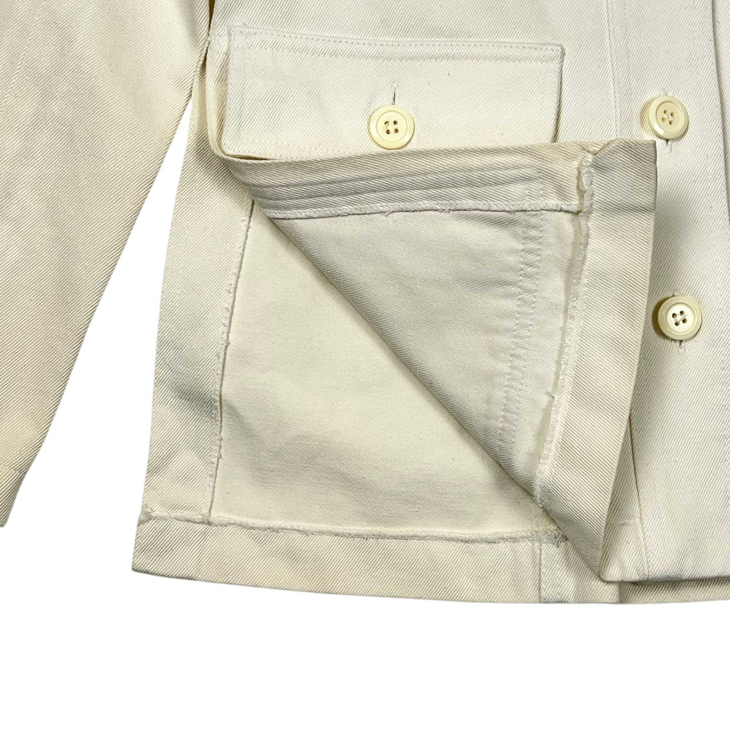 2 Piece Tailored Denim Suit w/Flare Pants